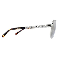 Michael Kors Sunglasses San Juan MK1047 11536G Silver Silver Mirror