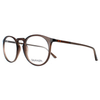 Calvin Klein Glasses Frames CK19517 201 Crystal Dark Brown Men
