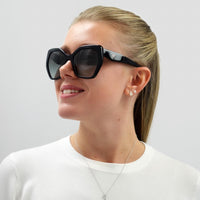 Prada Sunglasses PR 16RS 1AB0A7 Black Grey Gradient