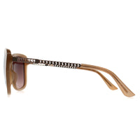 Guess Sunglasses GF6138 57F Cream Brown Gradient