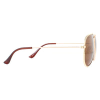 Montana Sunglasses MP94 B Matte Gold Brown Polarized