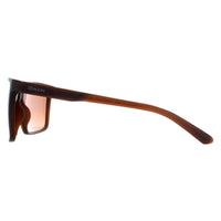 Dragon Sunglasses Sparrow 47613-208 Matte Brown Lumalens Brown