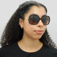 Michael Kors Sunglasses Adrianna II 2024 310613 Dark Tortoise Gold Brown Gradient