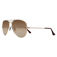 Ray-Ban Sunglasses Aviator RB3025 001/51 Gold Brown Gradient 55mm Small