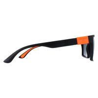 Superdry Sunglasses Disruptive 104P Matte Black Orange Grey Polarized