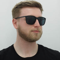 Polo Ralph Lauren Sunglasses PH4185U 500187 Shiny Black Dark Grey