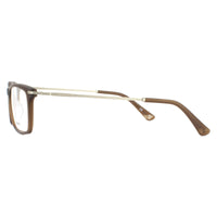 Police Glasses Frames Highway 4 VPL473 6W8M Matte Transparent Havana Men