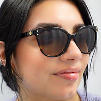 Michael Kors Sunglasses Jan 2045 3177/11 Black Grey Brown Gradient