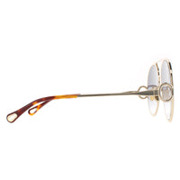 Chloe Sunglasses CH0145S 001 Gold Black Grey Gradient