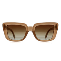 Montana Sunglasses MP193 B Shiny Light Brown Cream Brown Gradient Polarized