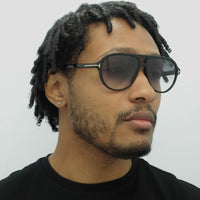 Tom Ford Sunglasses FT0932 Jeffrey 01B Shiny Black Smoke Gradient