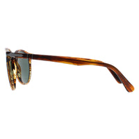 Persol Sunglasses PO3152S 115731 Striped Brown Green