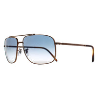 Ray-Ban Sunglasses RB3796 92023F Rose Gold Blue Gradient