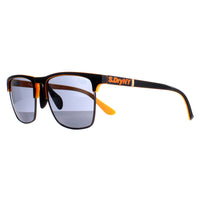 Superdry Sunglasses Superflux SDS 104 Matte Black Orange Grey