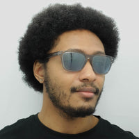 Polo Ralph Lauren Sunglasses PH4167 51111U Shiny Transparent Grey Light Blue Silver Mirror