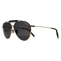 Tom Ford Sunglasses Raphael FT0995 28A Shiny Rose Gold Smoke Grey
