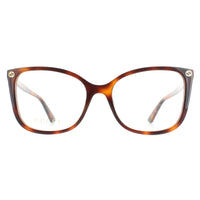 Gucci Glasses Frames GG0026O 002 Havana Women