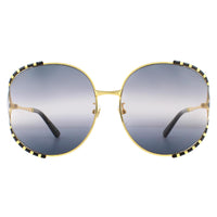 Gucci Sunglasses GG0595S 005 Gold and Black Double Grey Gradient