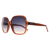 Guess Sunglasses GF00017 47W Light Brown Blue Gradient