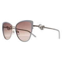 Guess Sunglasses GF6141 21F White Brown Gradient