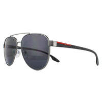 Prada Sport Sunglasses PS54TS 5AV5Z1 58mm Gunmetal Grey Polarized