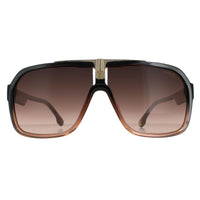 Carrera Sunglasses 1014/S R60 HA Black Brown Brown Gradient