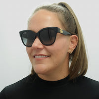 Dolce & Gabbana Sunglasses DG4407 501/8G Black Grey Gradient