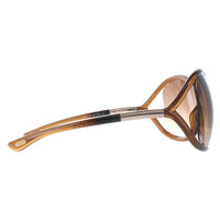Tom Ford Sunglasses 0009 Whitney 692 Crystal Brown Brown Gradient