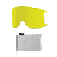 Smith Ski Goggles Squad 2QJ 6K Black ChromaPop Sun Red Mirror & Yellow