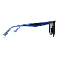 Polaroid Sunglasses PLD 2102/S/X 0VK C3 Black Transparent Blue Blue Polarized