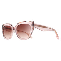 Ted Baker Sunglasses TB1757 Coral 216 Gloss Crystal Pale Pink Brown Gradient