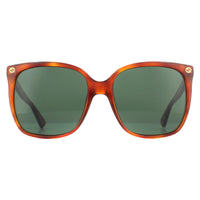 Gucci Sunglasses GG0022S 002 Havana Green