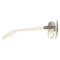 Salvatore Ferragamo Sunglasses SF150S 721 Light Gold Ivory Brown