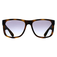 Ray-Ban Sunglasses RB4165 Justin 865/8S Matte Havana Blue Gradient Polarized