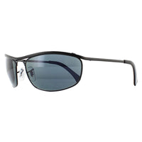 Ray-Ban Sunglasses Olympian RB3119 9161R5 Top Black & Demi Shiny Black Blue