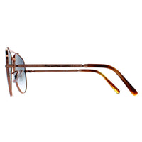 Ray-Ban Sunglasses RB3625 New Aviator 92023F Polished Rose Gold Blue Gradient
