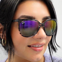 Rayban Sunglasses Cats 1000 4126 Havana Brown Gradient