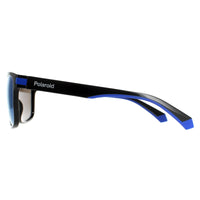 Polaroid Sunglasses PLD 2123/S D51 5X Black Blue Blue Mirror Polarized