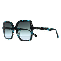 Ana Hickmann Sunglasses HI9195 G22 Blue Havana Blue Gradient