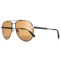 Ted Baker Sunglasses TB1691 Maeve 901 Gunmetal with Black Painted Rim Brown