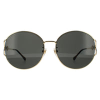 Gucci Sunglasses GG1017SK 001 Gold Grey