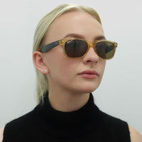 Ray-Ban Sunglasses Wayfarer 2140 Tortoise Brown Polarized 902/57 Medium 50mm