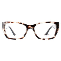 Prada Eyeglasses PR11YV UAO1O1 Black and White Women