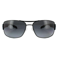 Prada Sport Sunglasses 53NS 7AX5W1 Black Grey Gradient Polarized