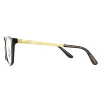 Dolce & Gabbana Glasses Frames DG3317 3218 Glitter Gold Striped Black Women