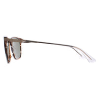 Police Sunglasses SPLD47 Code 4 09N3 Shiny Striped Brown Green