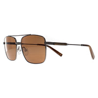 Ted Baker Sunglasses TB1720 Elijah 910 Shiny Light Gunmetal Brown