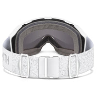Smith Ski Goggles 4D Mag S 0OR 5T White Chunky Knit ChromaPop Sun Platinum Mirror & CP Storm Blue Sensor Mirror