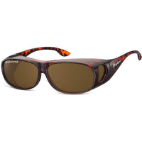 Montana Fit Over Glasses Sunglasses FO2 A Tortoise Brown Polarized