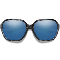 Smith Sunglasses Whitney JBW QG Sky Tortoise ChromaPop Polarized Blue Mirror